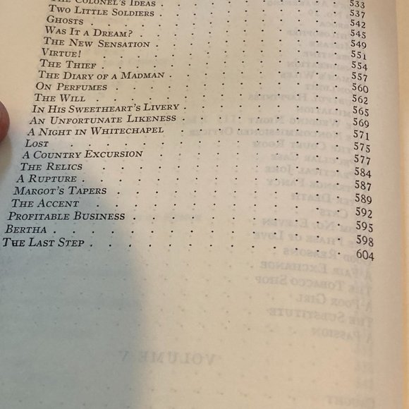 Antique Book-The Works of Guy De Maupassant Short Stories 1903 - Picture 2 of 9